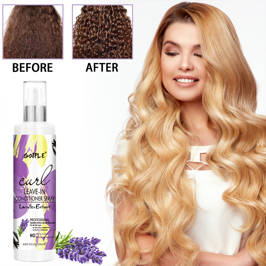 Hair Care For Wavy Hair - 200ml Curl Leave-In Conditioner for 2A-4C