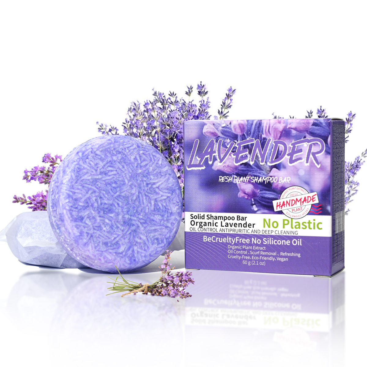 Hair Care Pantene - J+60g Hot Selling Lavender Shampoo Bar