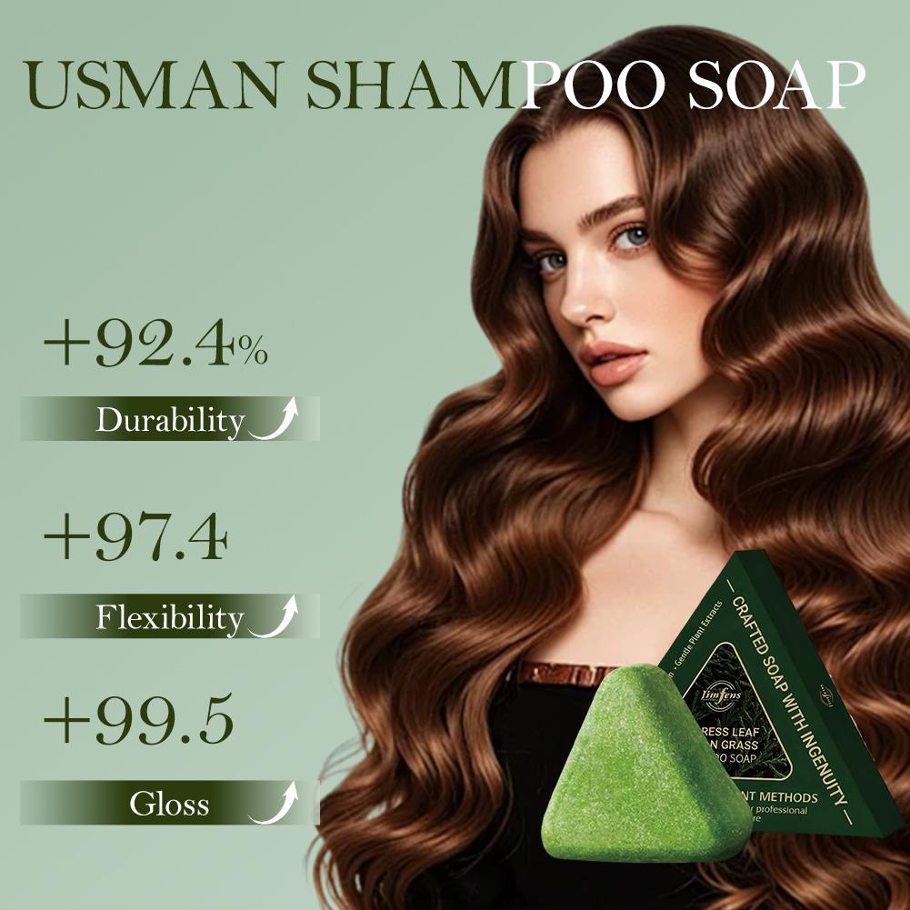 Hair Care Herbal - Natural Herbal Shampoo Soap Usman Grass