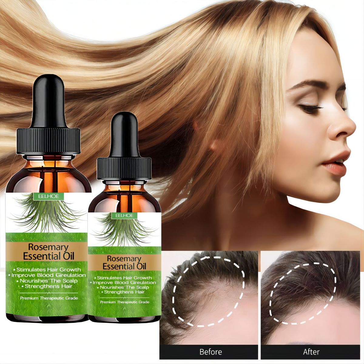 Hair Care Pantene - Hair Growth Oil Rosemary Essential Oil