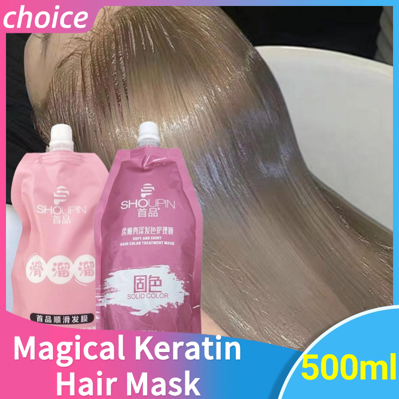Hair Care Garnier - Magical Keratin Hair Mask For Maltreated