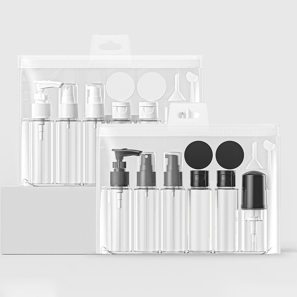 Dry Shampoo Travel - 11Pcs Set Refillable Travel Bottles Kit
