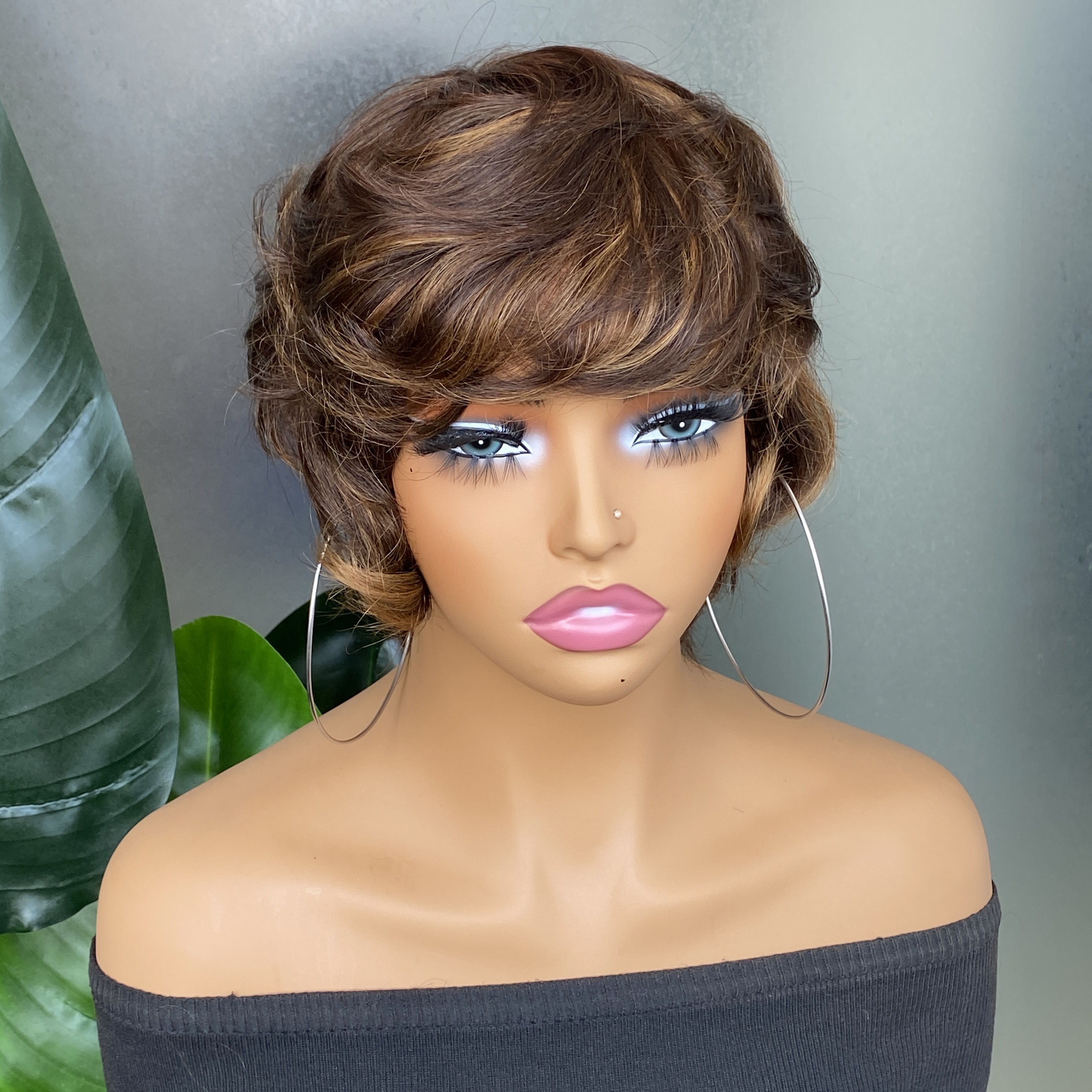 Hair Care For Wavy Hair - Remy Human Hair Wavy Pixie Cut