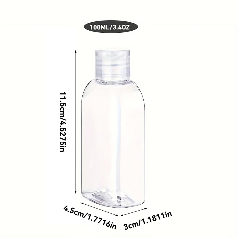 4pcs 100ml Transparent Travel  – Dry Shampoo Travel recenzja i cena