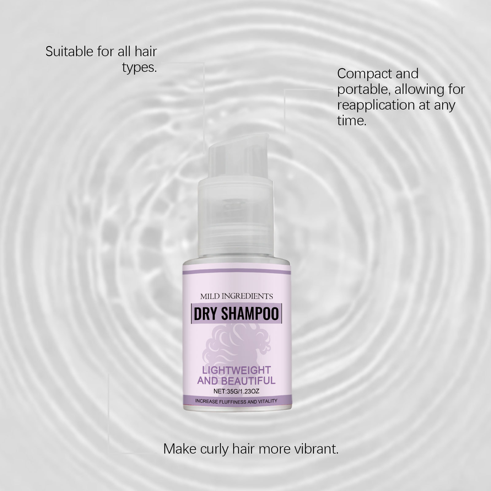Portable Dry Shampoo Fast Oil  – Dry Shampoo Travel recenzja i cena