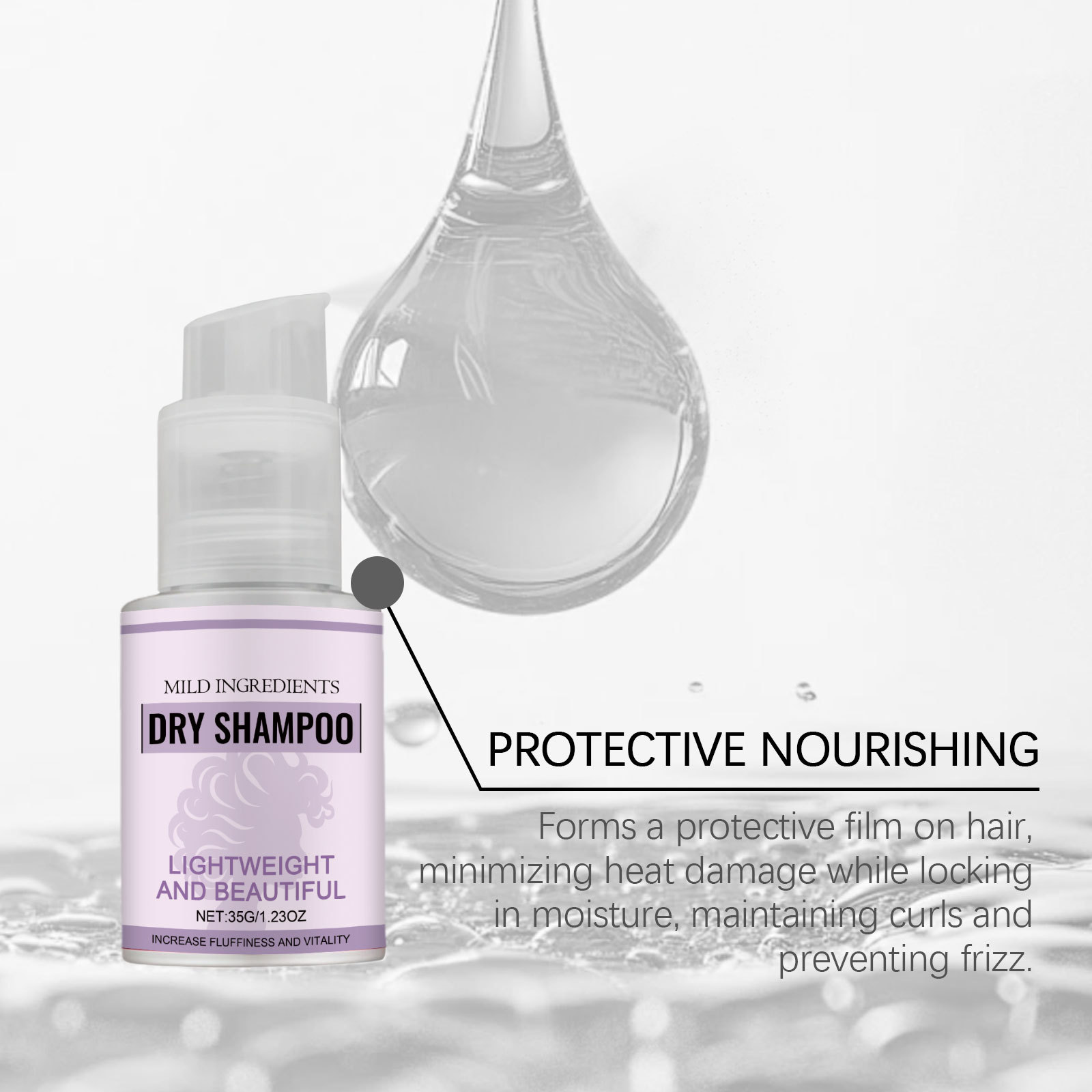 Portable Dry Shampoo Fast Oil  – Dry Shampoo Travel recenzja i cena