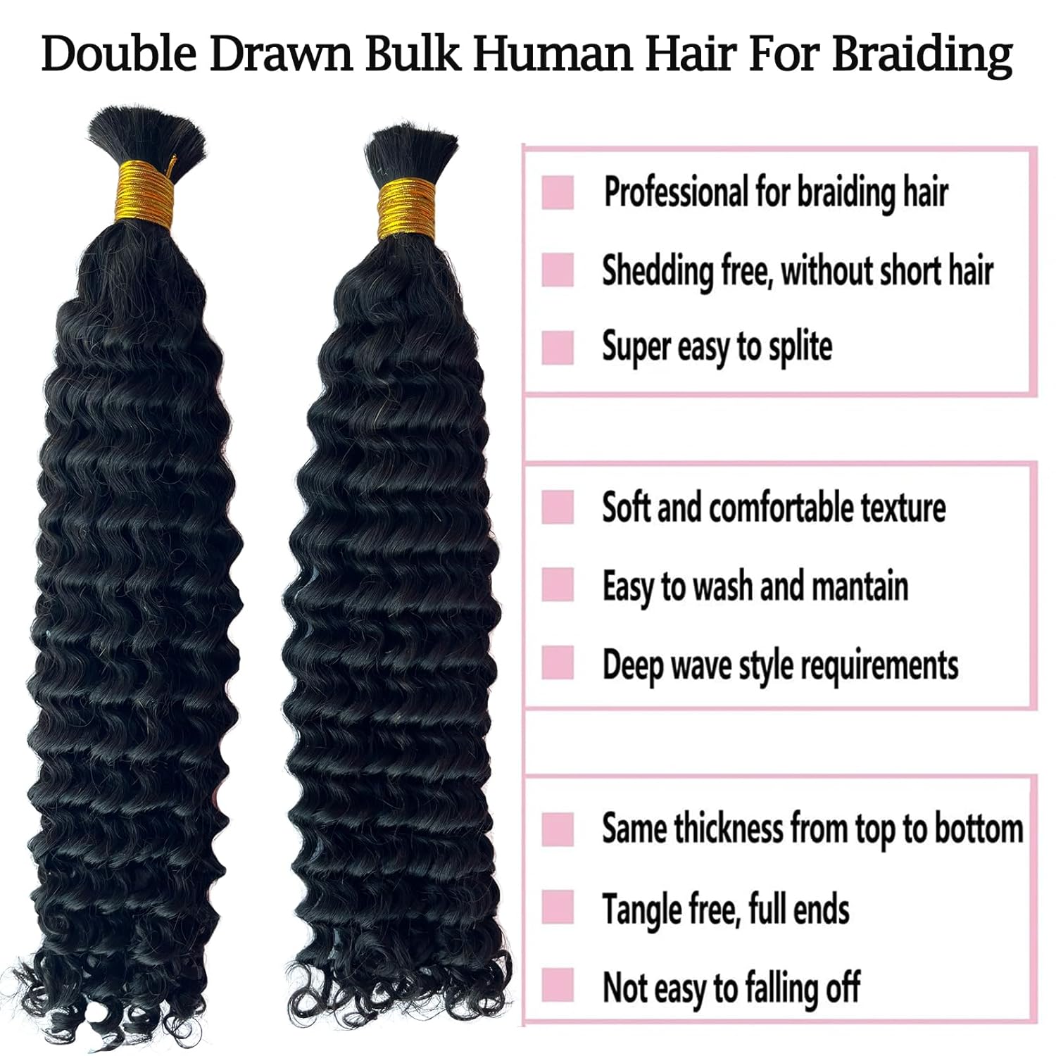Human Braiding Hair for Boho B – Hair Care For Wavy Hair recenzja i cena