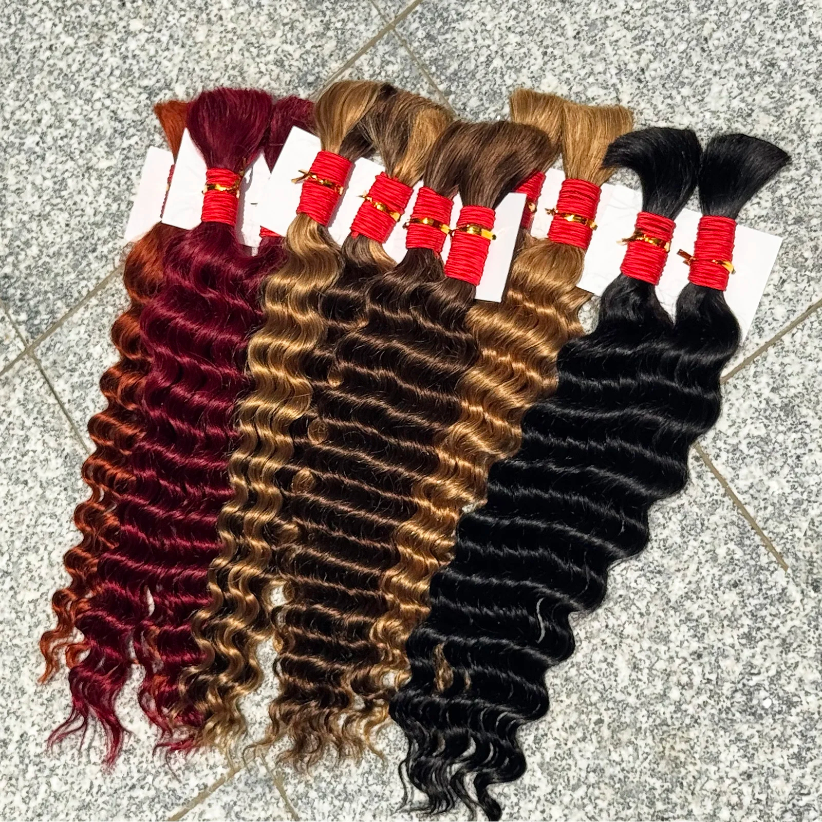 16-24inch Human Hair Bulk for  – Hair Care For Wavy Hair recenzja i cena