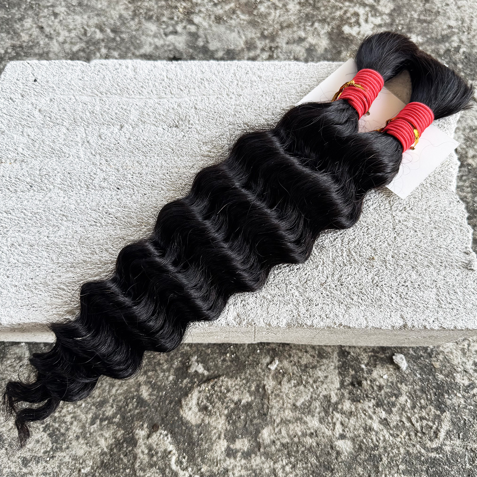 16-24inch Human Hair Bulk for  – Hair Care For Wavy Hair recenzja i cena