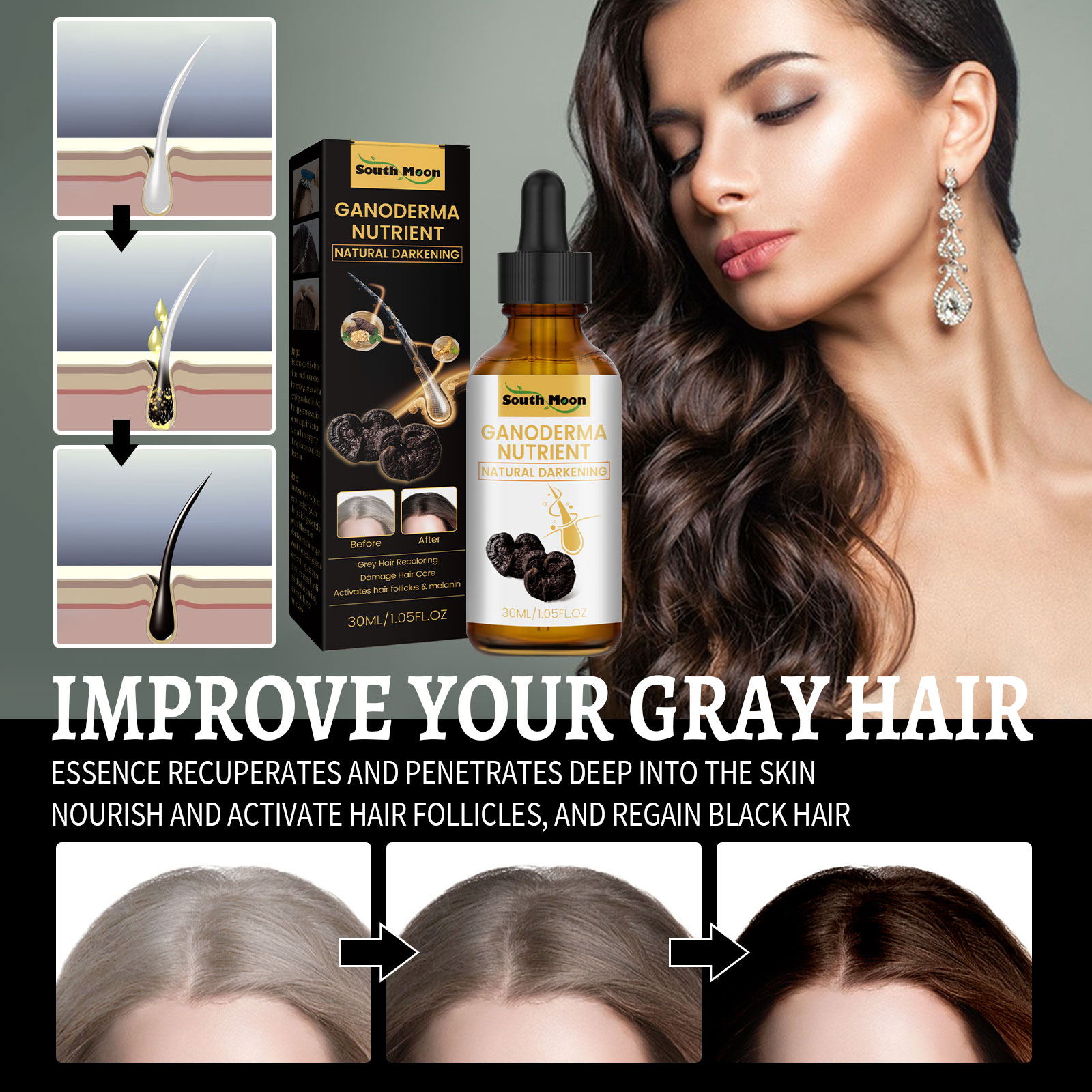 Reying Hair, Hair Darkening ,  – Hair Care Garnier recenzja i cena