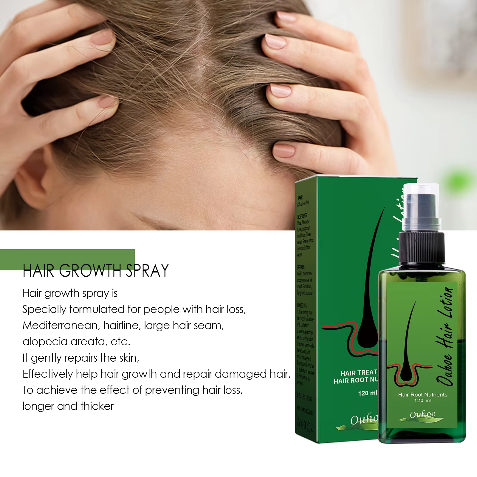 Hair Growth Spray Anti Hair Lo – Hair Care Herbal recenzja i cena