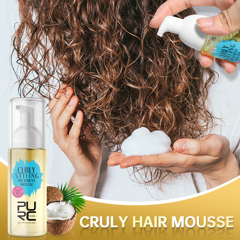 Curly Hair Mousse Care Coconut – Hair Care For Wavy Hair recenzja i cena