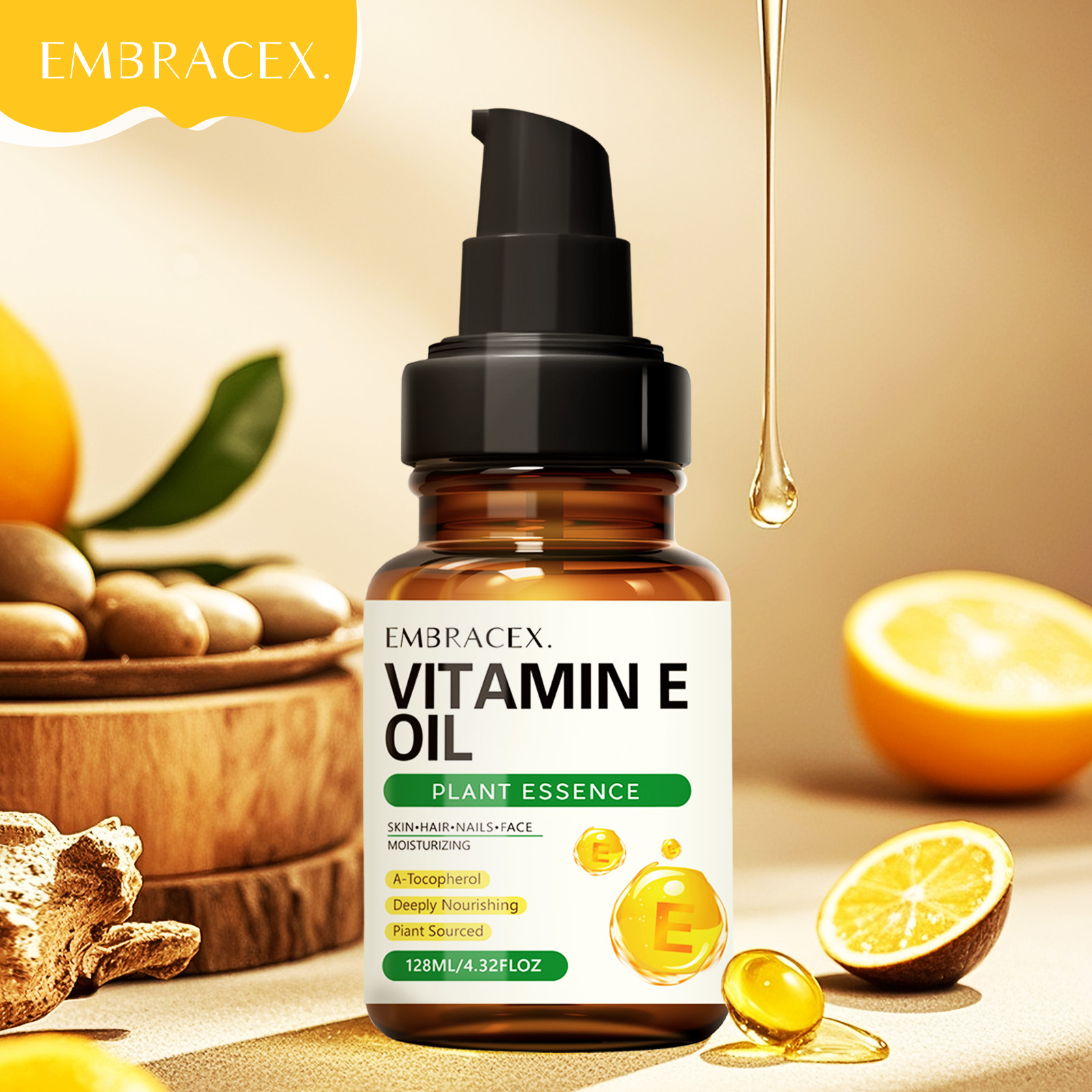 128ml Vitamin E oil Essential  – Hair Care Naturally recenzja i cena