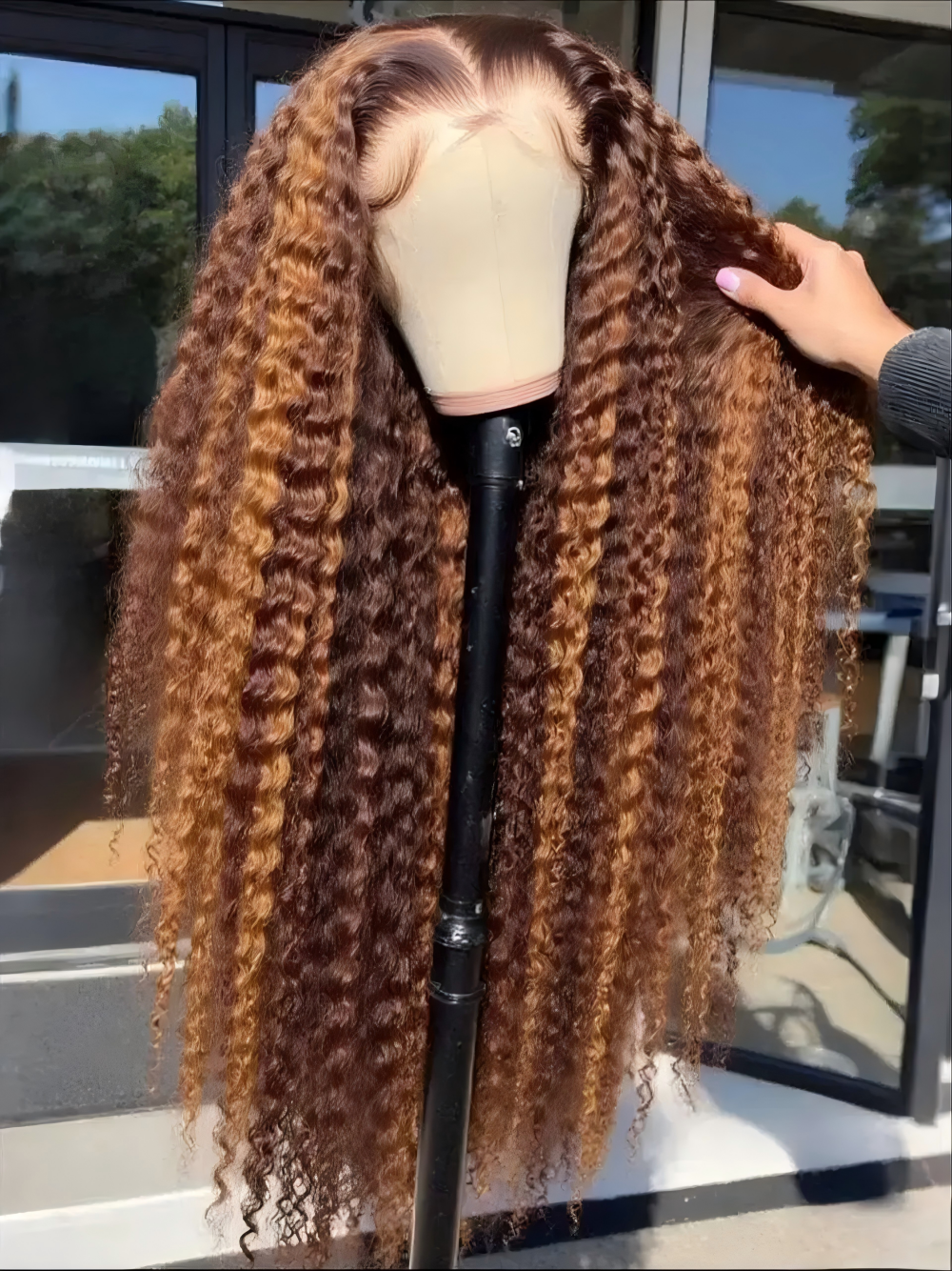 Highlight Curly Wig 13x4 Lace  – Hair Care For Wavy Hair recenzja i cena