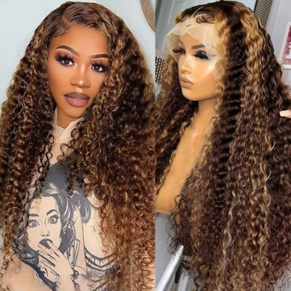 Highlight Curly Wig 13x4 Lace  – Hair Care For Wavy Hair recenzja i cena
