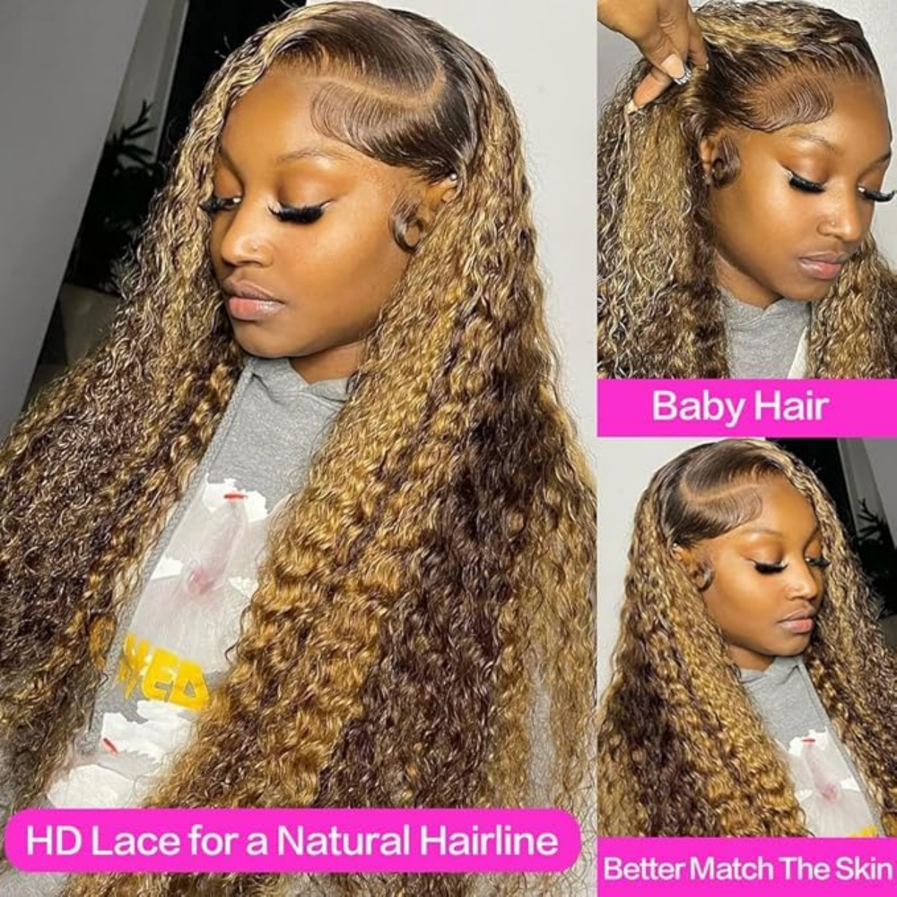 Highlight Curly Wig 13x4 Lace  – Hair Care For Wavy Hair recenzja i cena